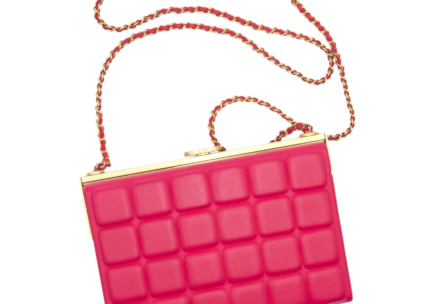 Chanel Chocolate Bar Pink Lambskin