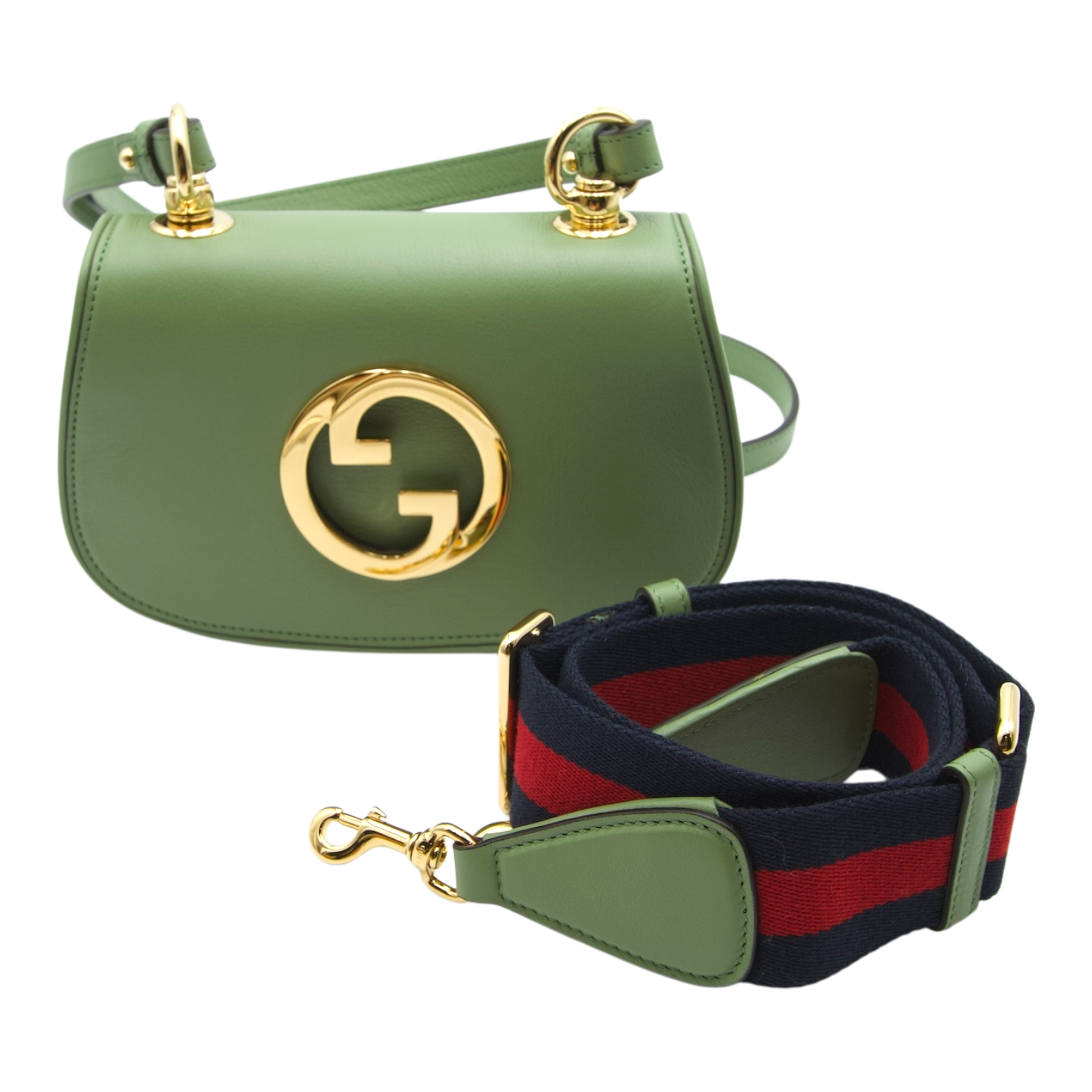 Gucci Blondie Shoulder Bag Green
