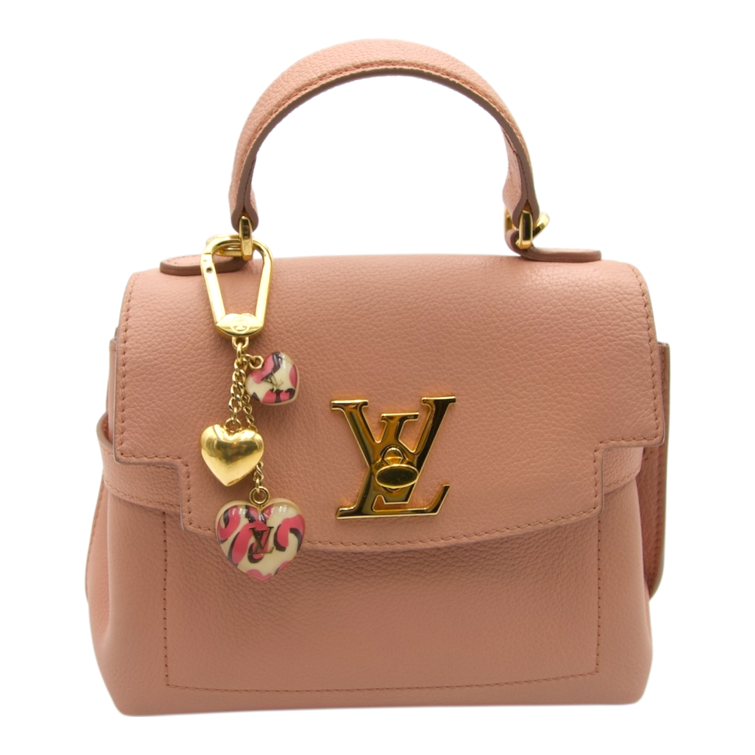 Louis Vuitton LockMe Ever Mini Bag & Hearts Charm