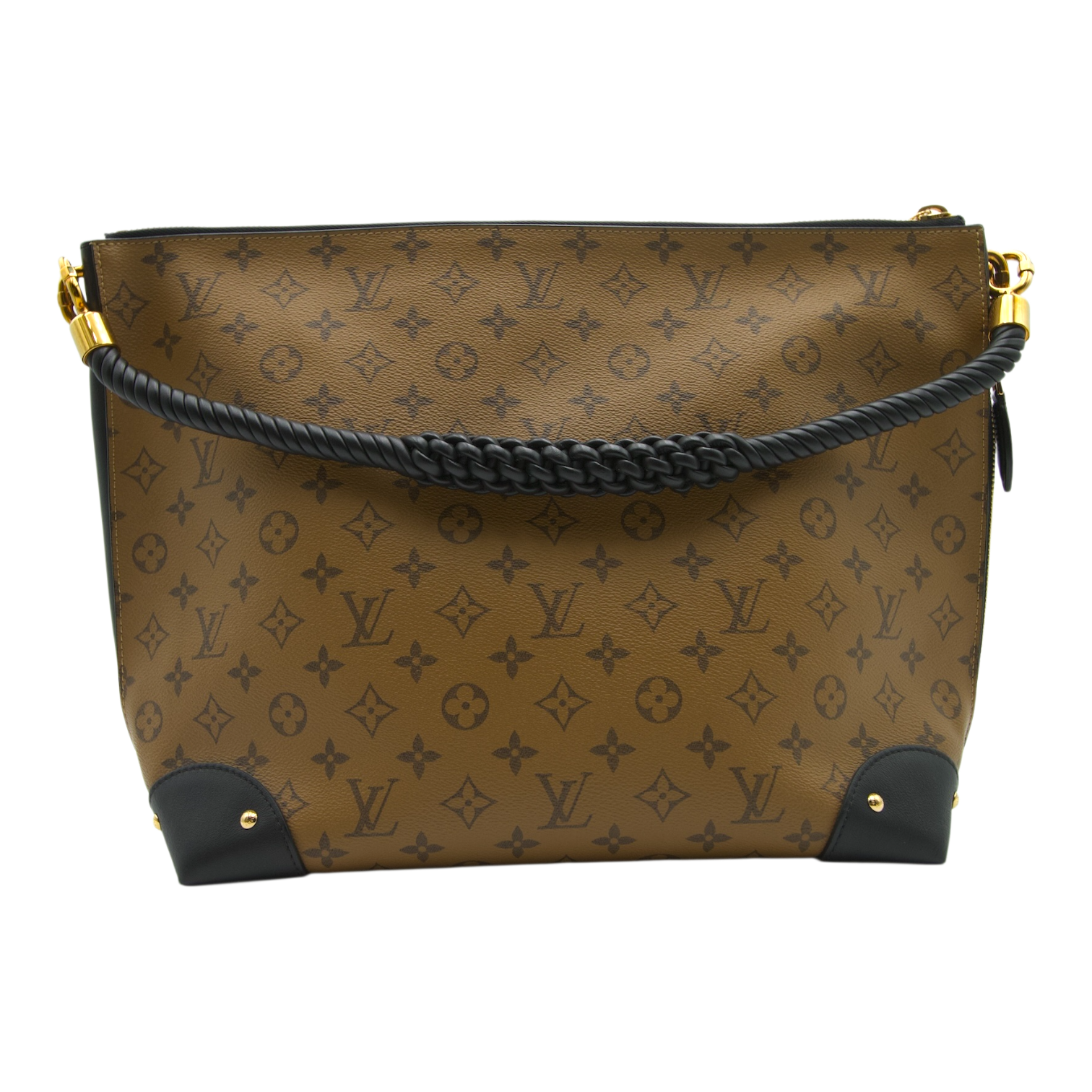 Louis Vuitton Triangle Softy Reverse Monogram Bag