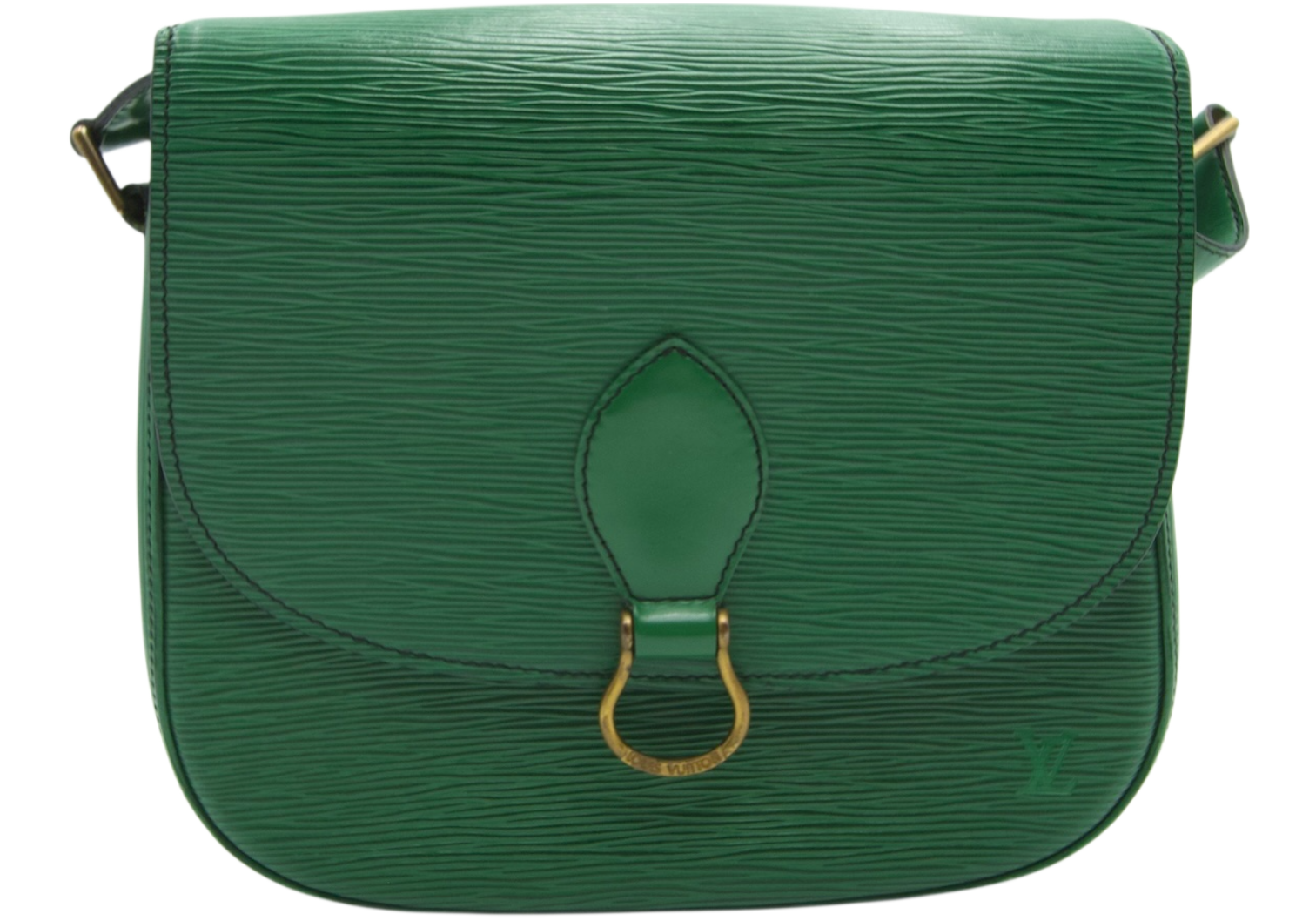 Louis Vuitton Saint-Cloud PM in Green Epi Purse and Wallet