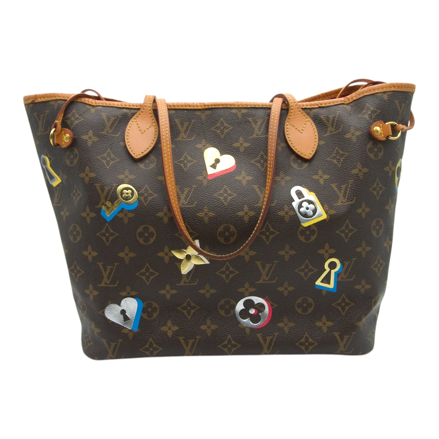 Louis Vuitton Monogram Love Lock Neverfull MM