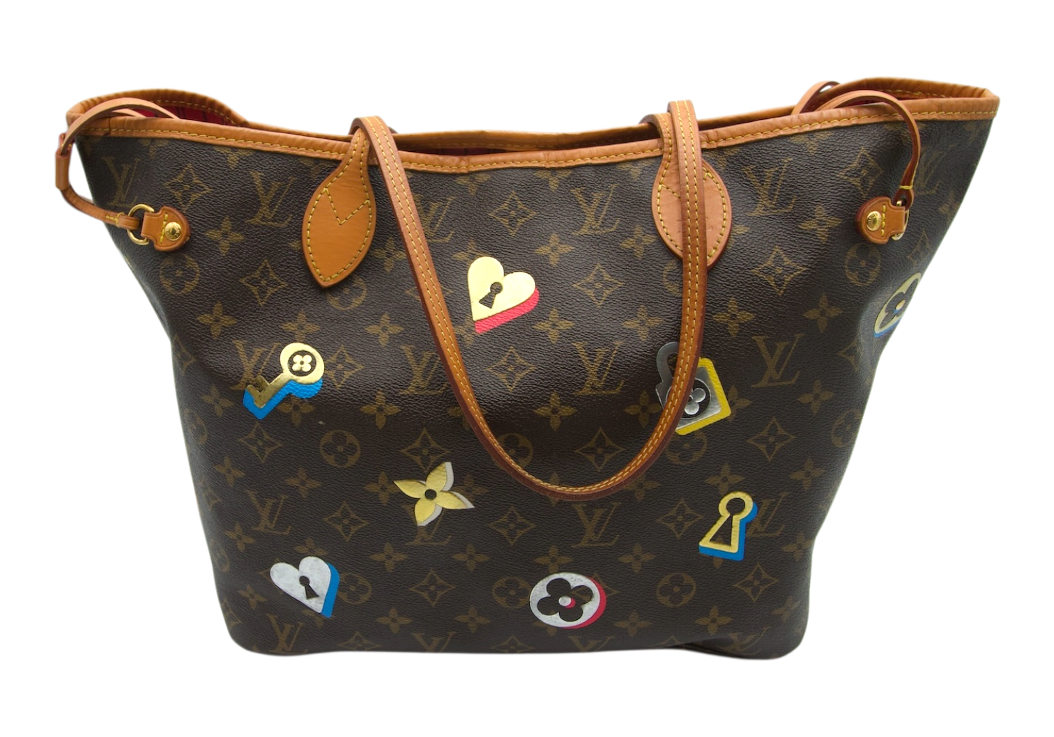 Louis Vuitton Monogram Love Lock Neverfull MM