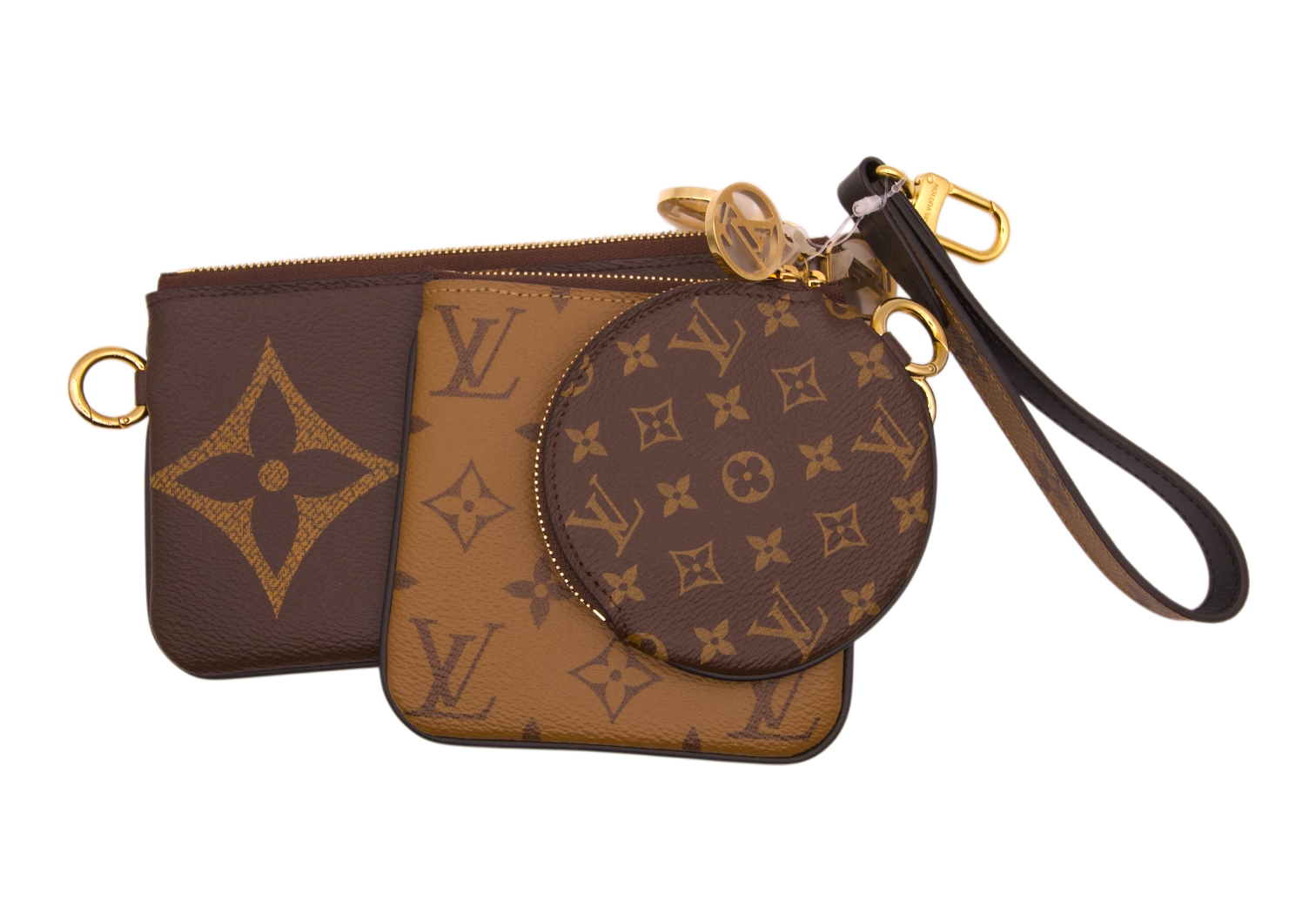 Louis Vuitton Reverse Monogram Giant Trio Pouch Set