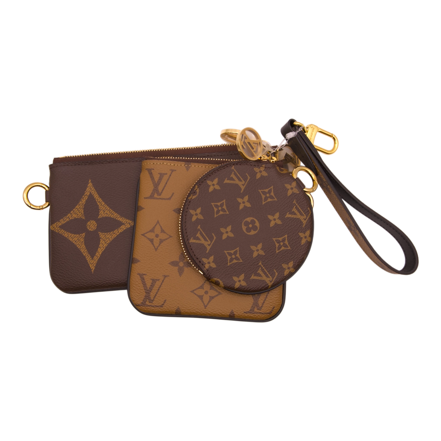 Louis Vuitton Reverse Monogram Giant Trio Pouch Set