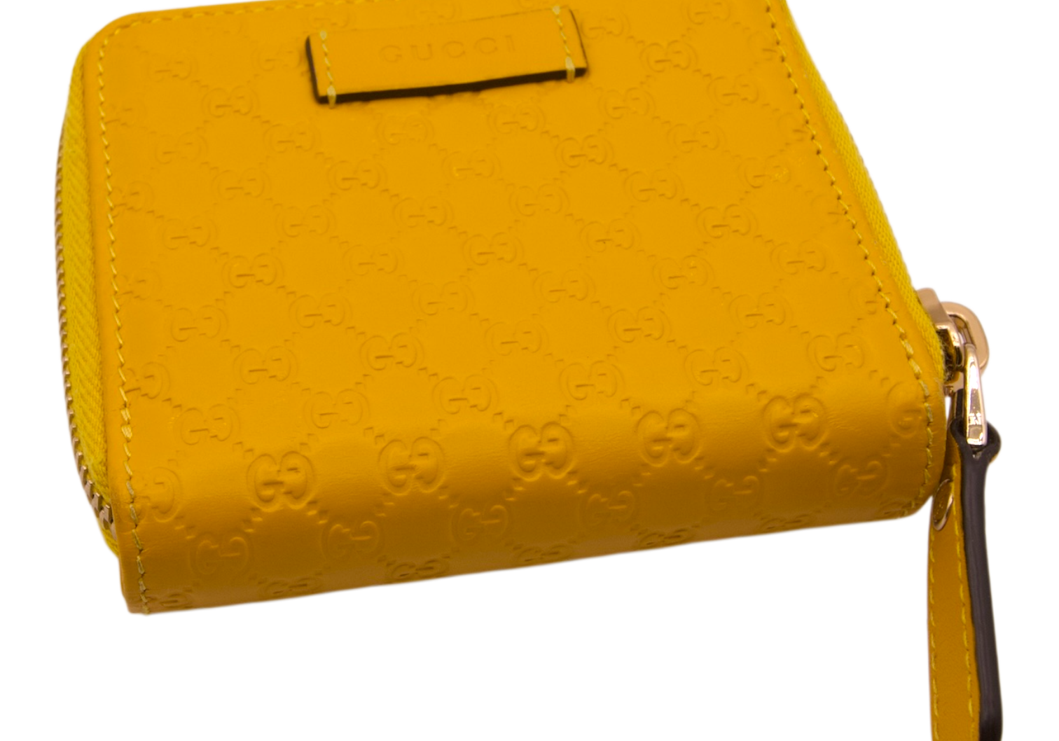 Gucci Microguccissima GG Monogram Yellow Wallet