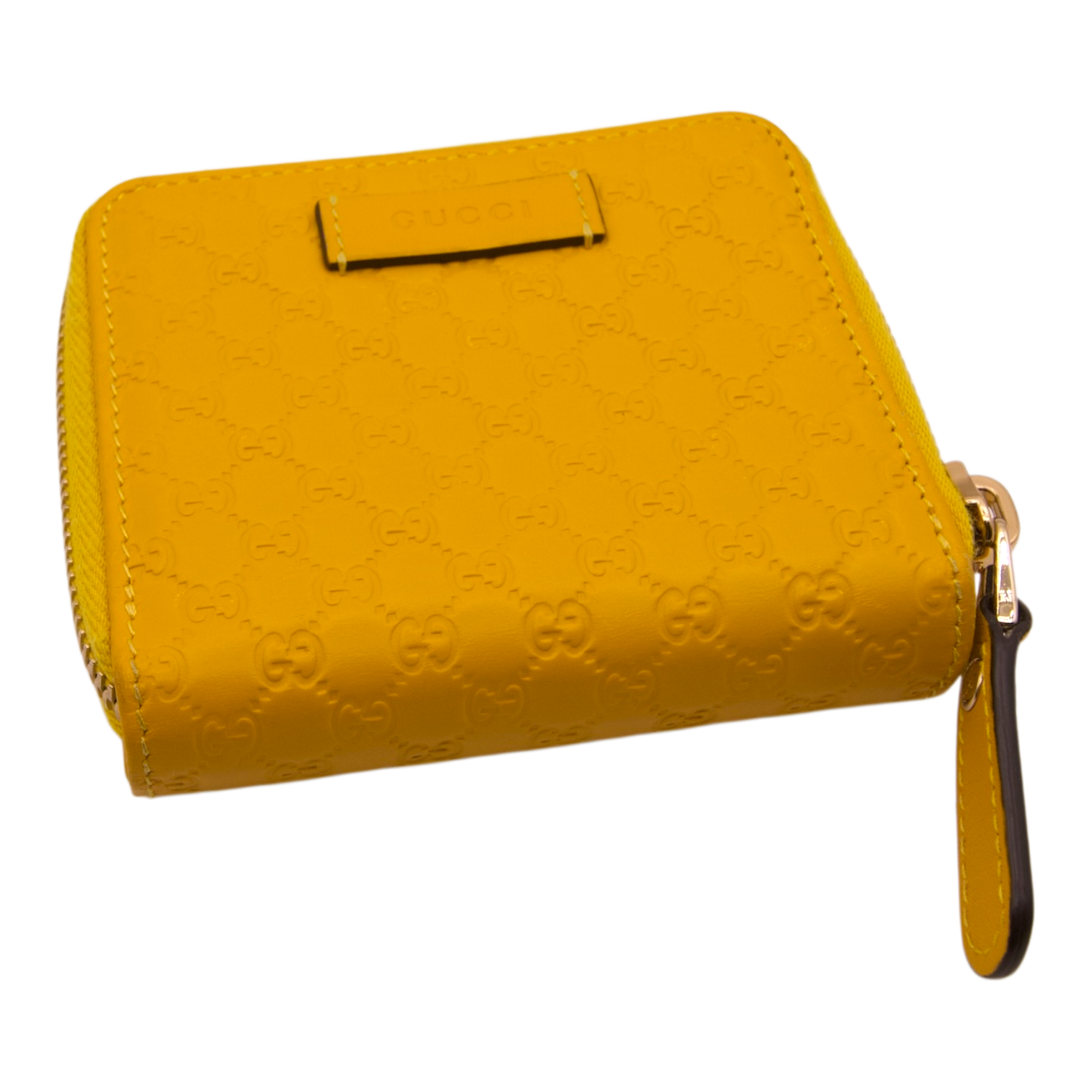 Gucci Microguccissima GG Monogram Yellow Wallet