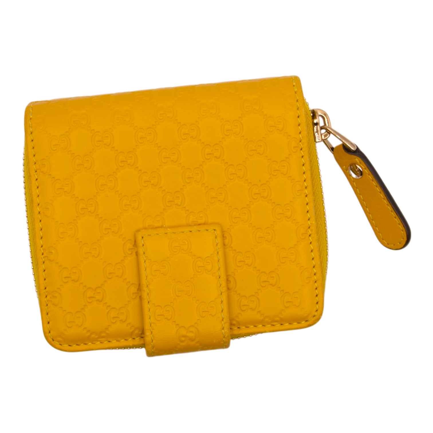 Gucci Microguccissima GG Monogram Yellow Wallet