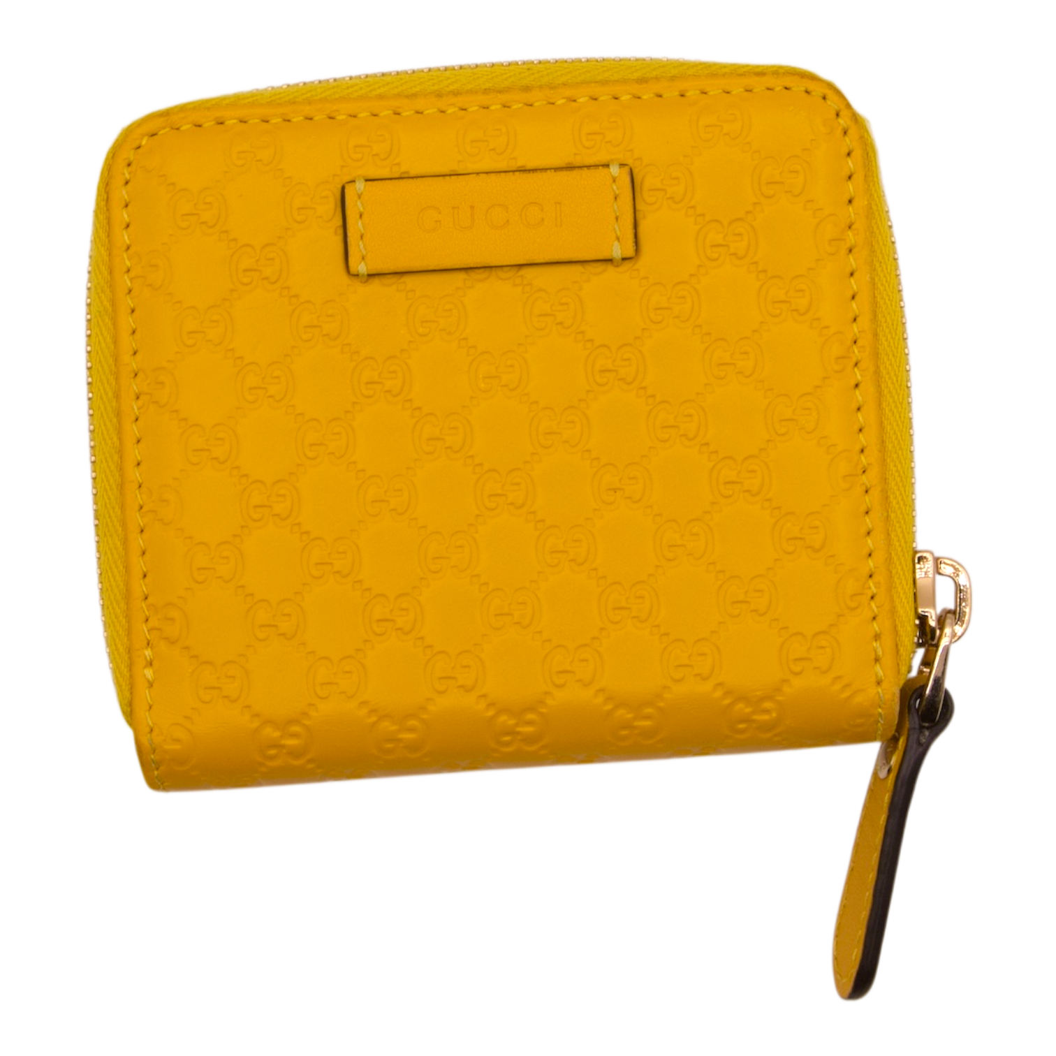 Gucci Microguccissima GG Monogram Yellow Wallet