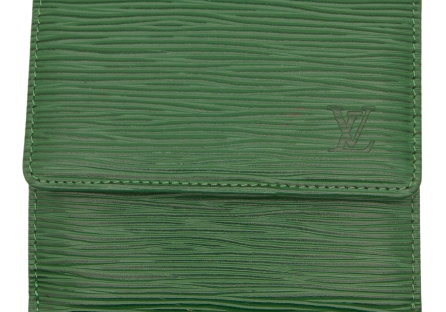 Louis Vuitton Borneo Green Epi Leather Elise Wallet