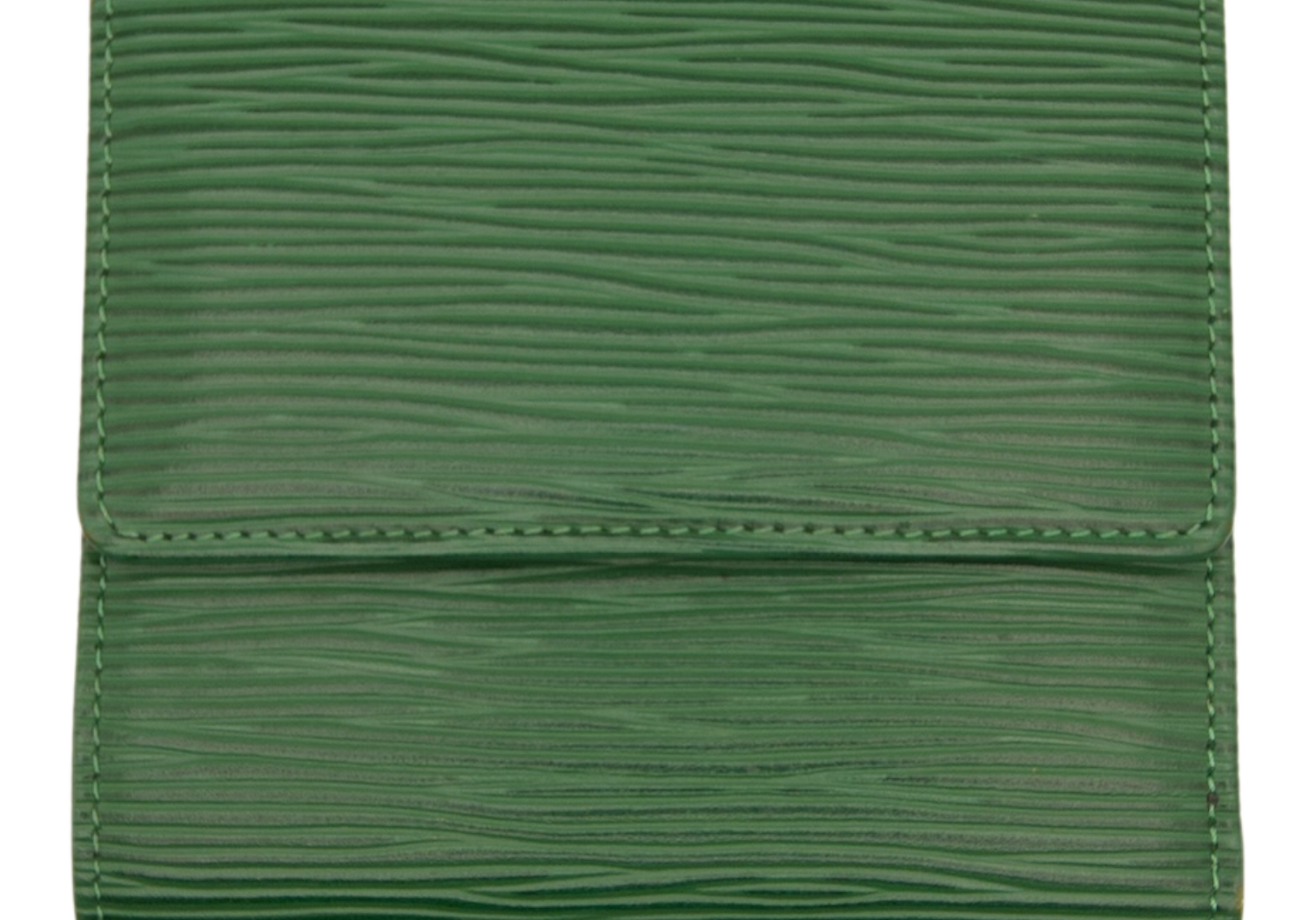 Louis Vuitton Borneo Green Epi Leather Elise Wallet