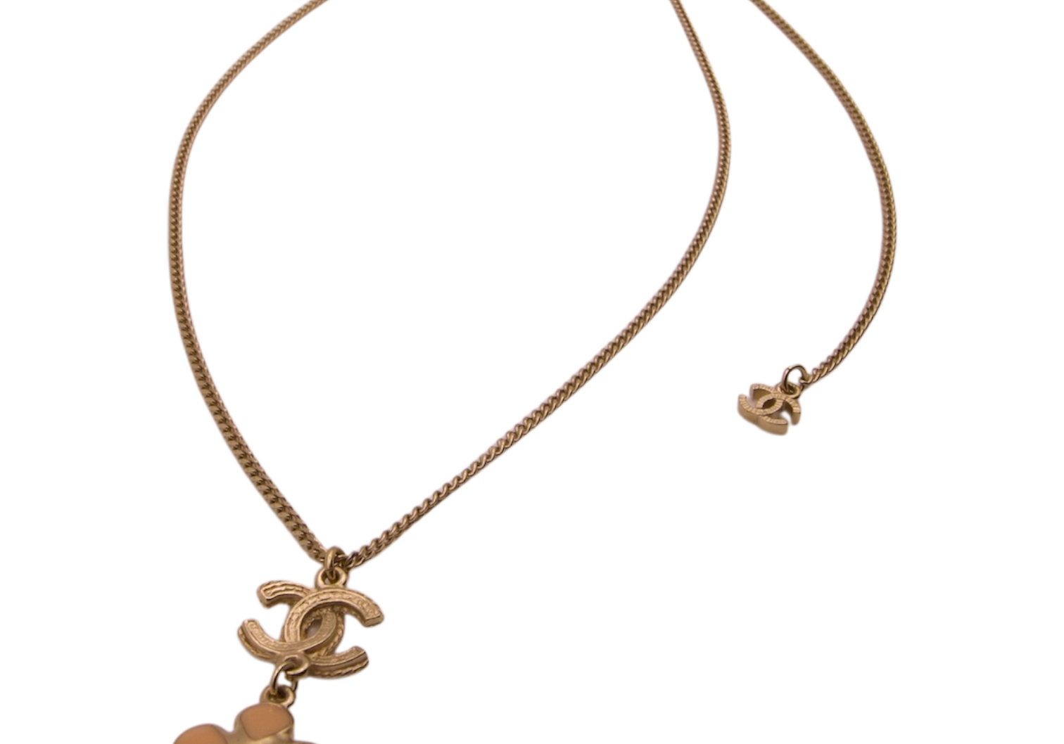 Chanel Camellia Flower Pendant Necklace