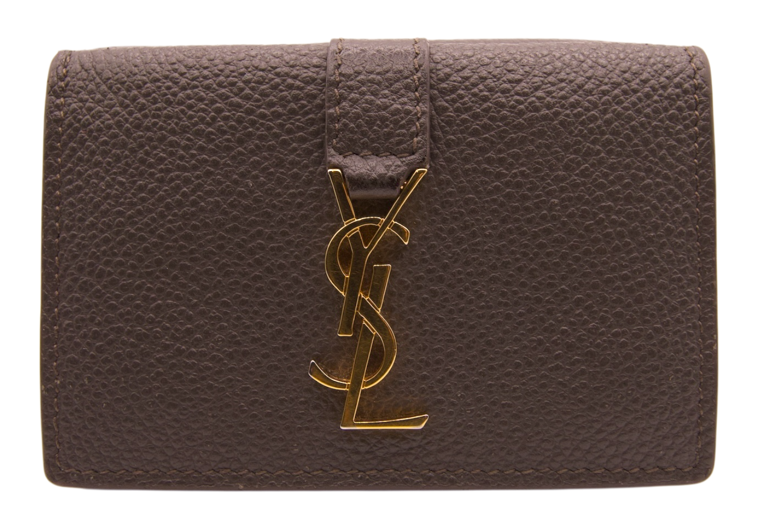 YSL Cassandre Bifold Wallet Moss Green