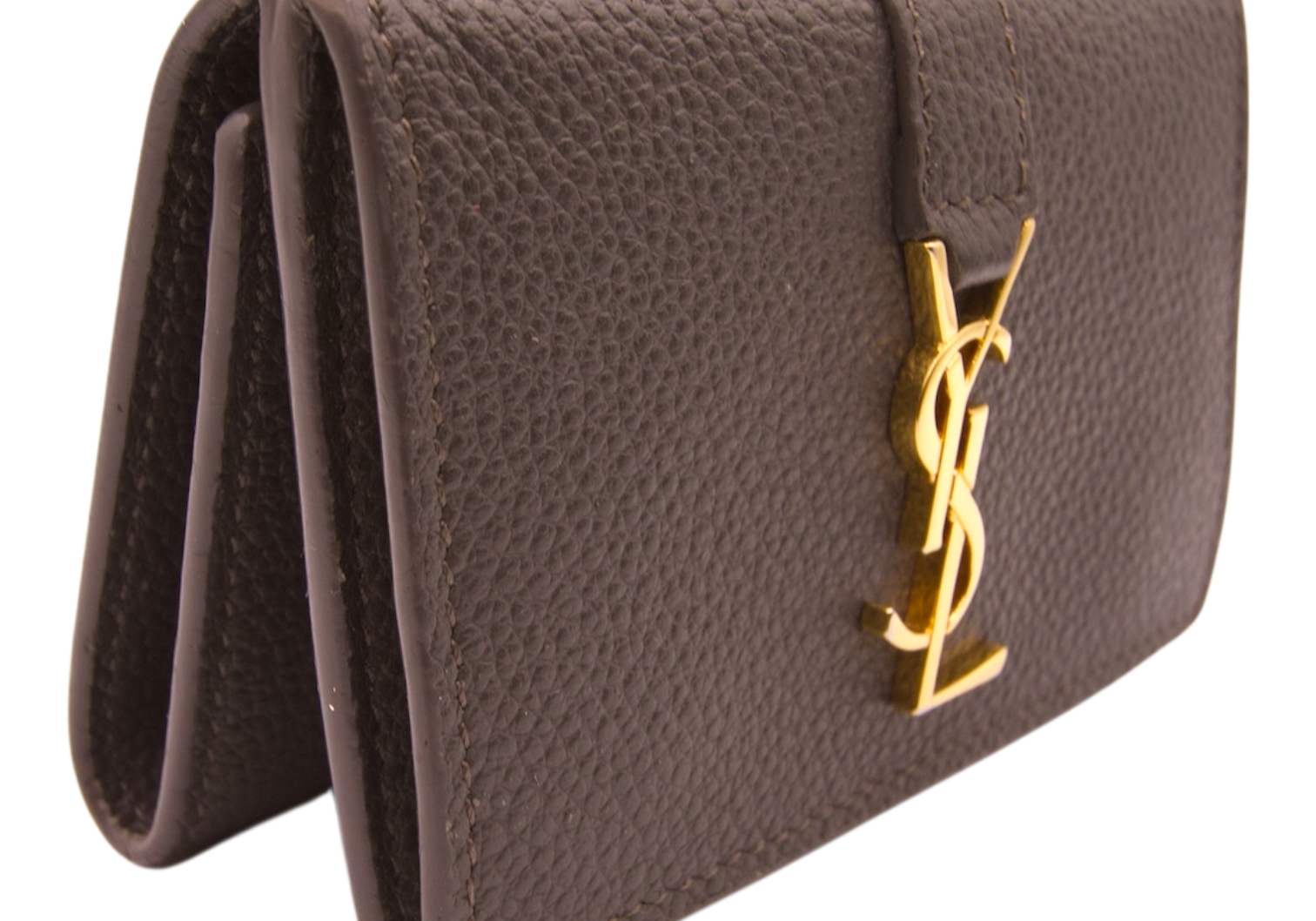 YSL Cassandre Bifold Wallet Moss Green
