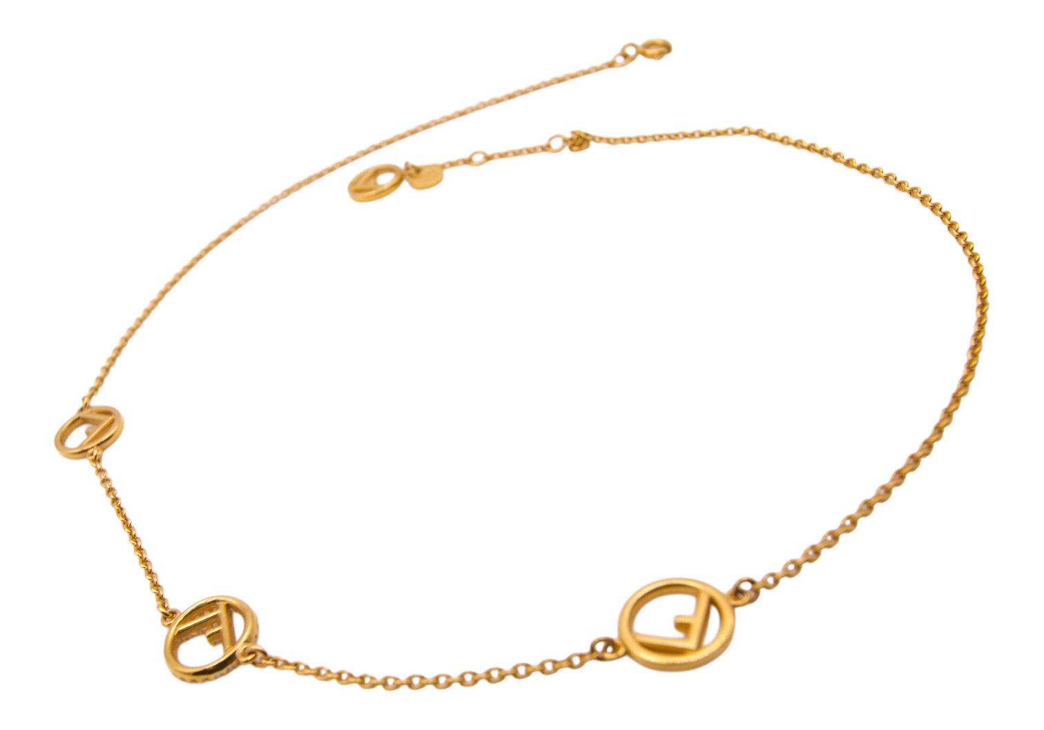 Fendi F is Necklace Gold