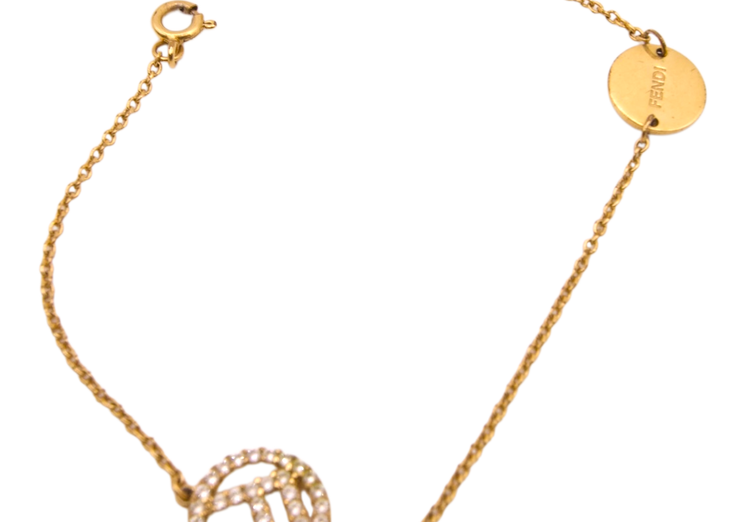 Fendi Crystal F is Bracelet