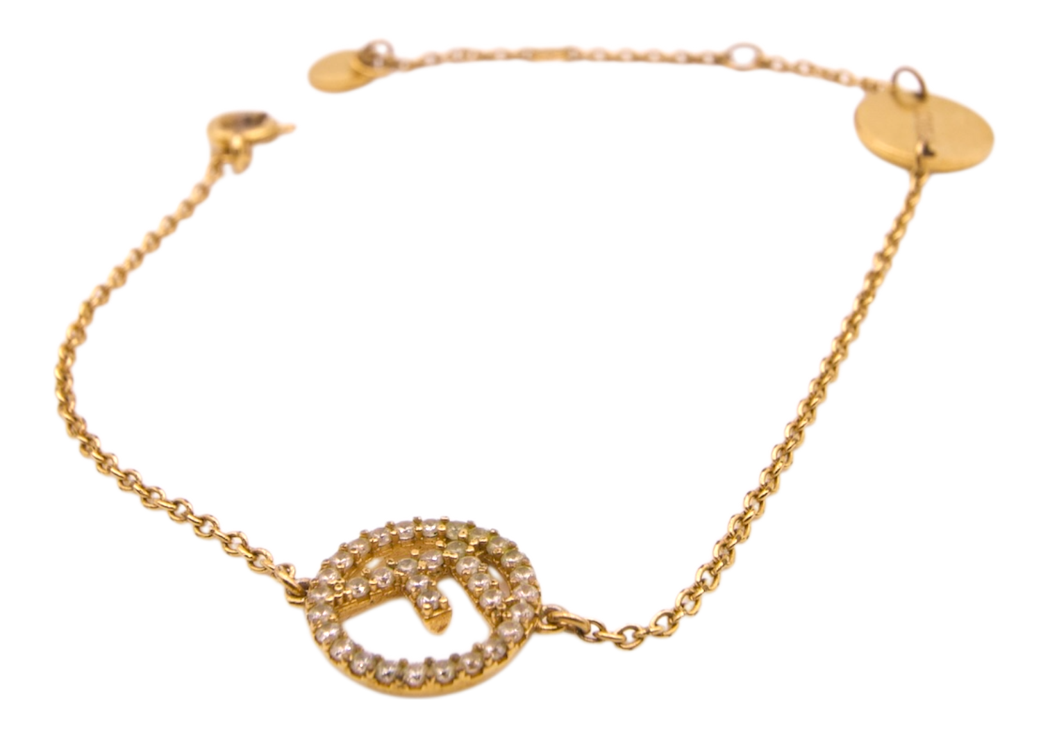 Fendi Crystal F is Bracelet
