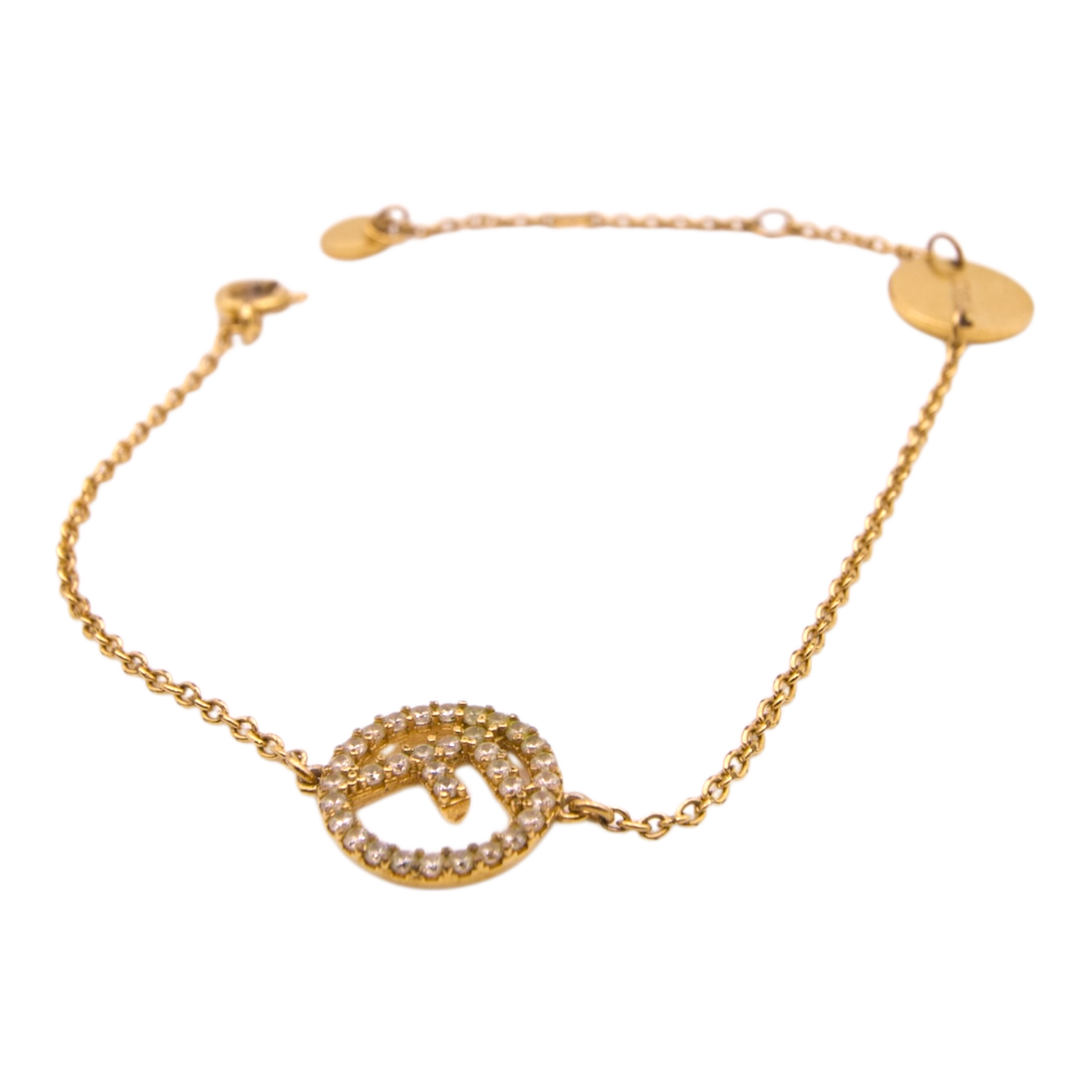 Fendi Crystal F is Bracelet