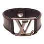 Louis Vuitton Hockenheim Bracelet Black Leather