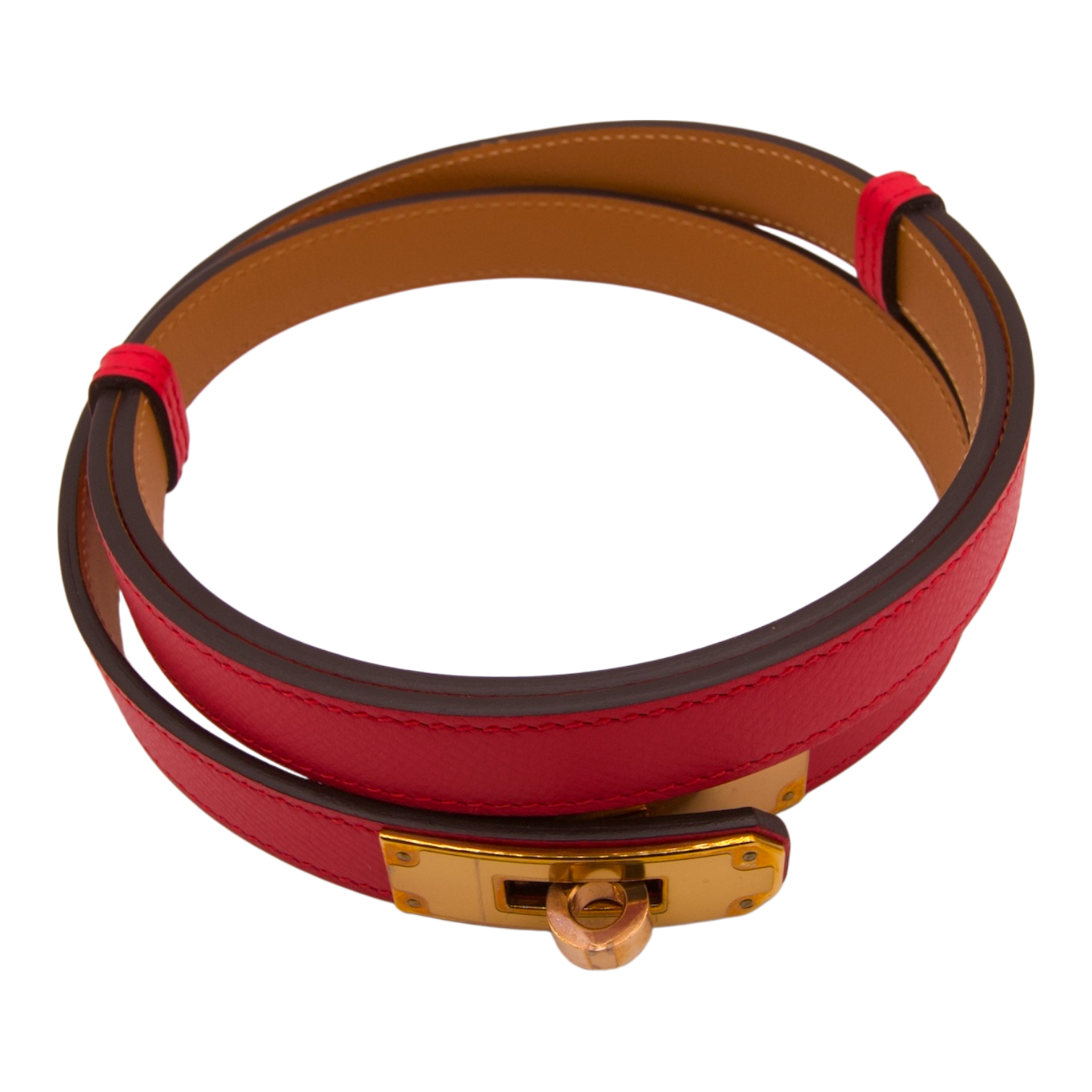 Hermès Kelly Double Tour Leather Bracelet