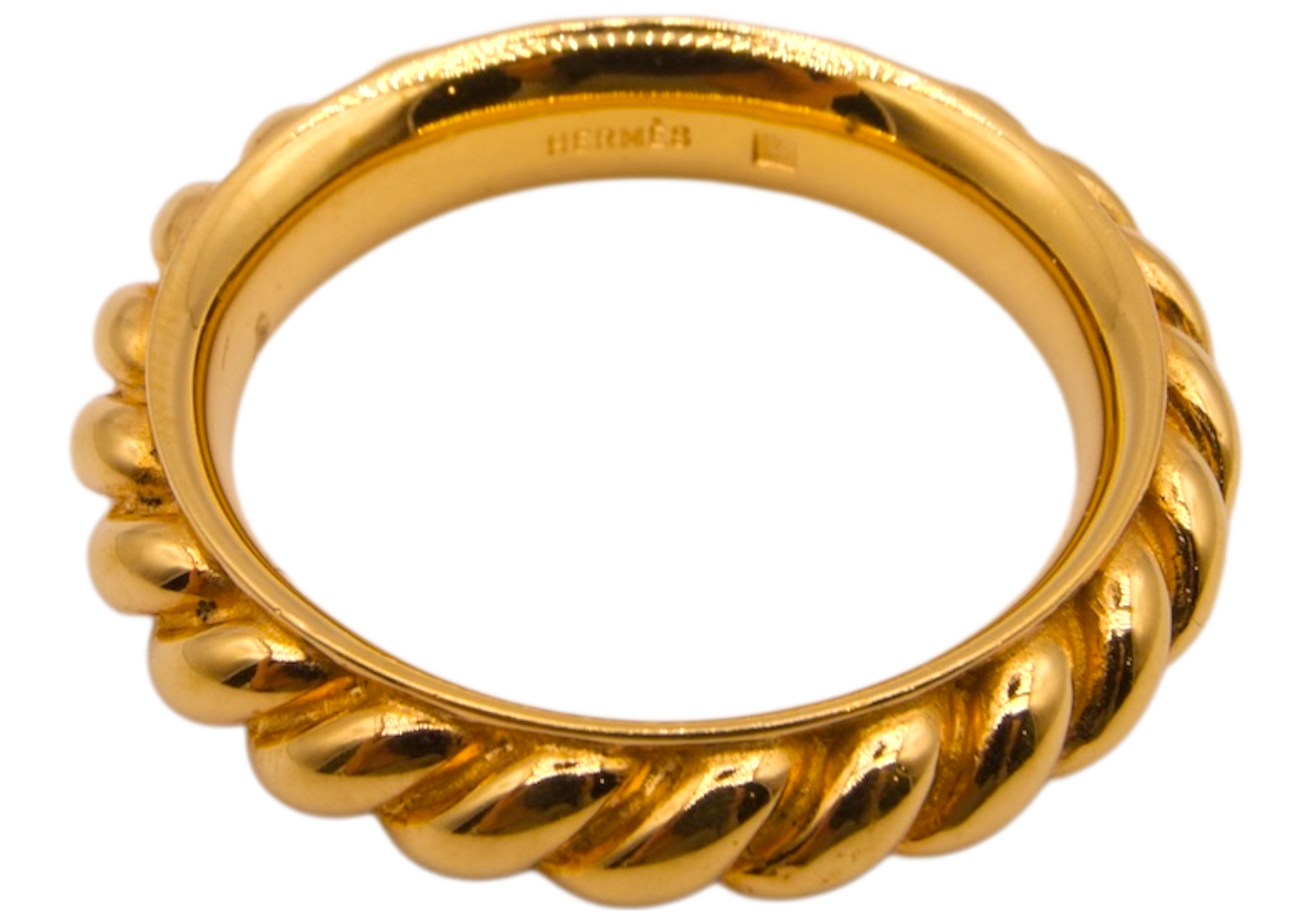 Hermes Paris Simple Design Scarf Ring