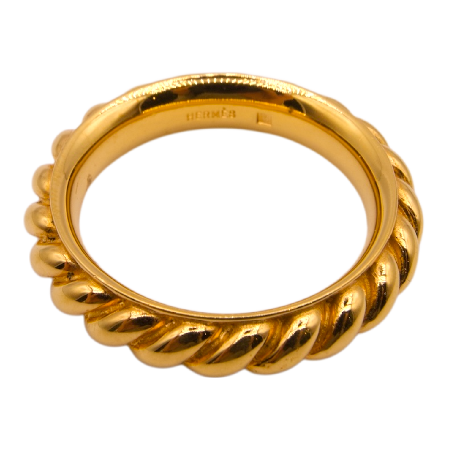 Hermes Paris Simple Design Scarf Ring