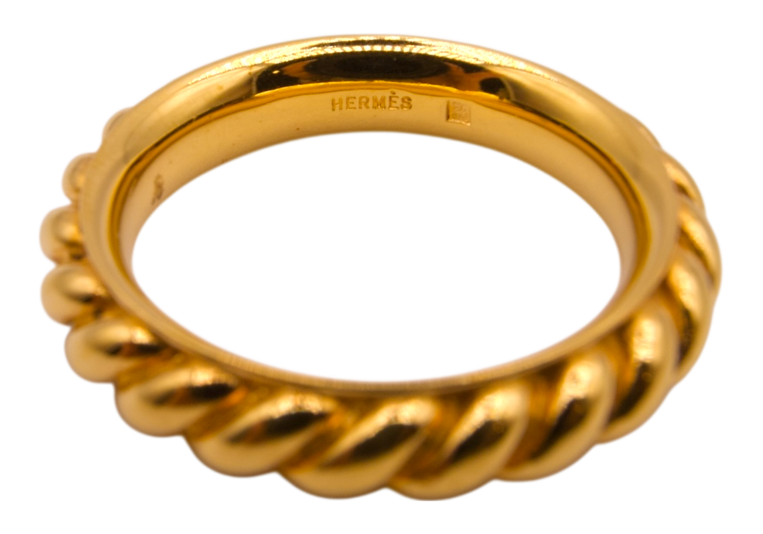 Hermes Paris Simple Design Scarf Ring