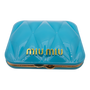 Miu Miu Turquoise  Foldable Double-Sided Mirror