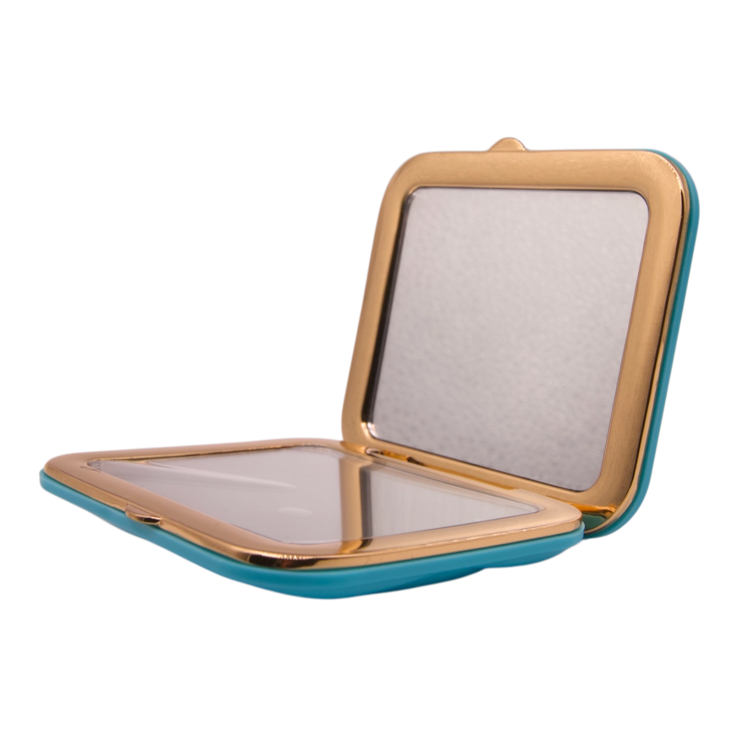 Miu Miu Turquoise  Foldable Double-Sided Mirror