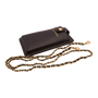 Chanel Coco Crush Quilted Phone Holder Black