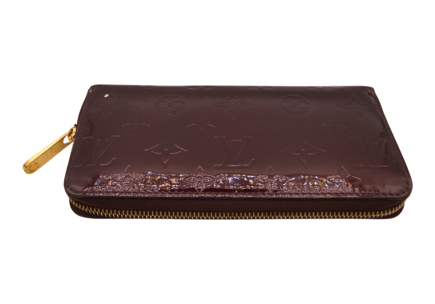 Louis Vuitton Amarante Monogram Vernis Zip