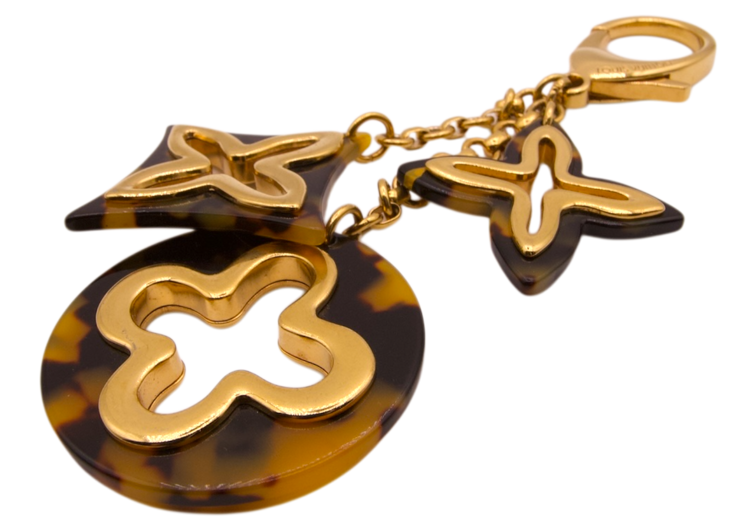 Louis Vuitton Monogram Flower Keychain Bag Charm