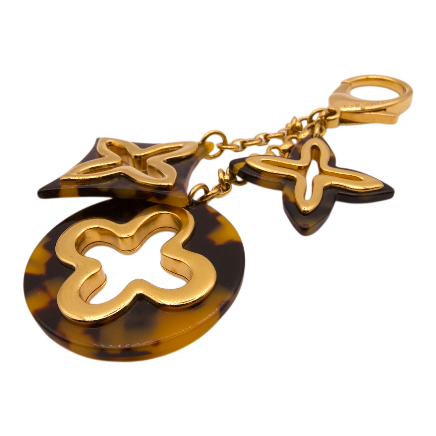 Louis Vuitton Monogram Flower Keychain Bag Charm