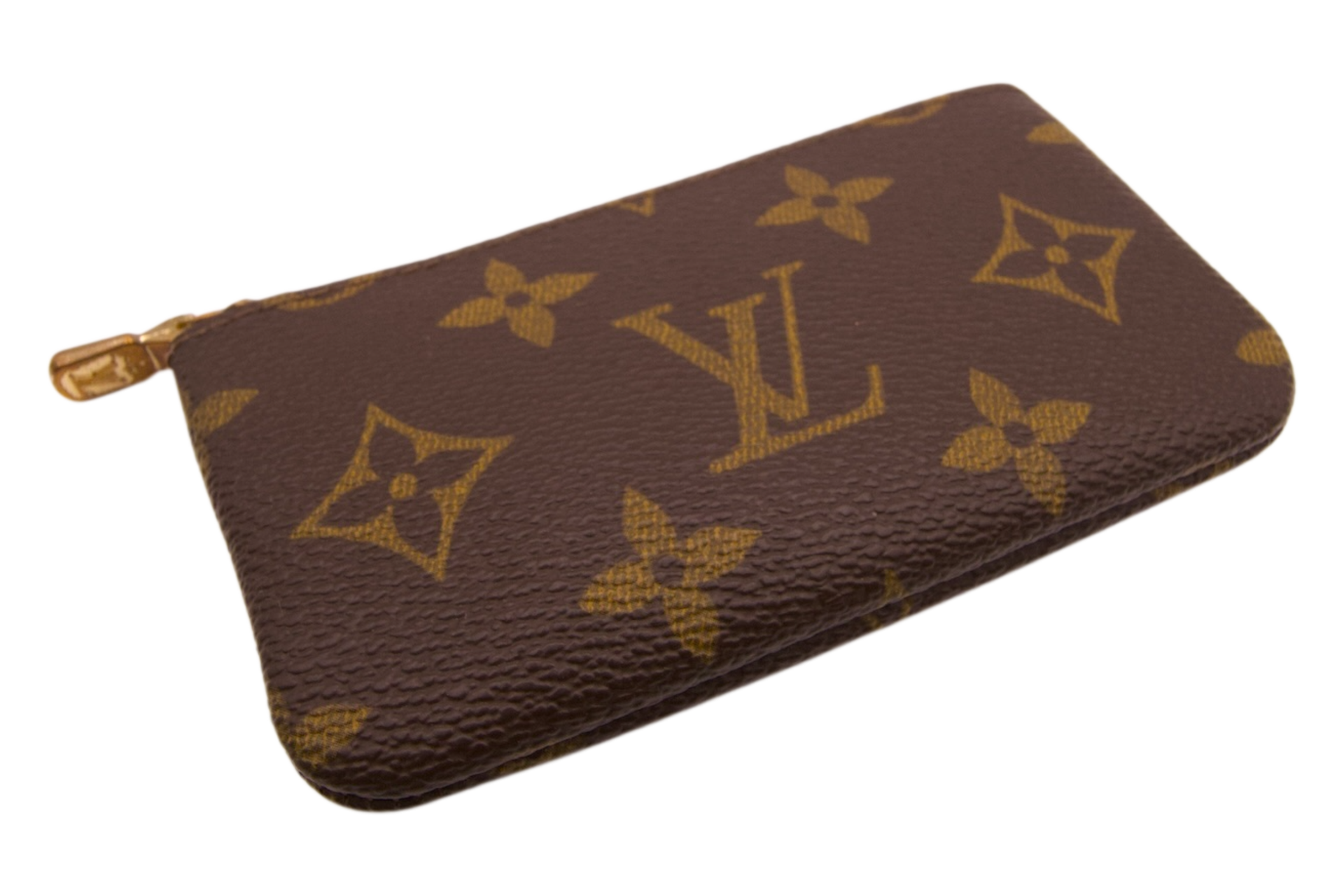 Louis Vuitton Monogram Key Pouch Brown