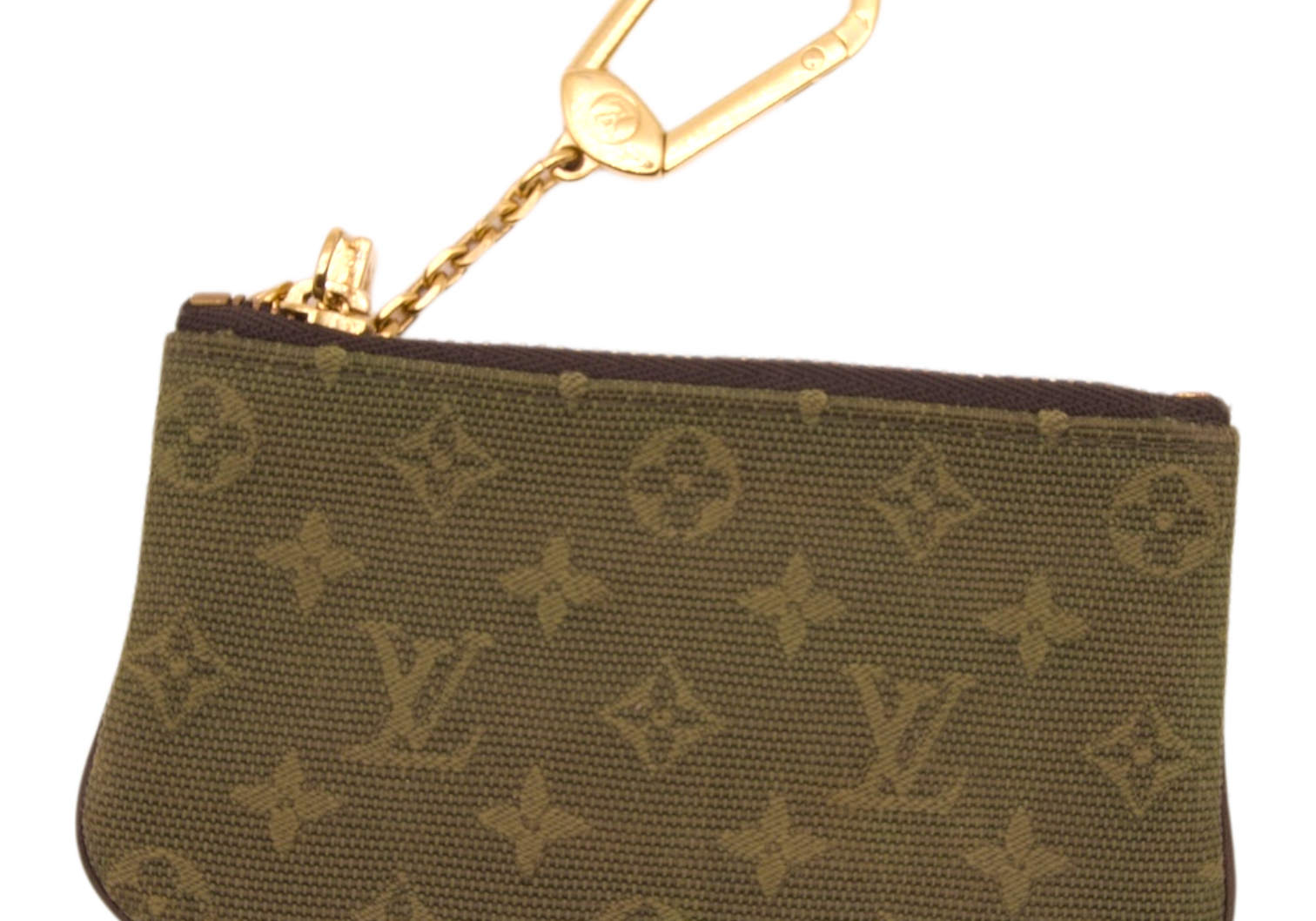 Louis Vuitton Monogram Mini Key Pouch Olive