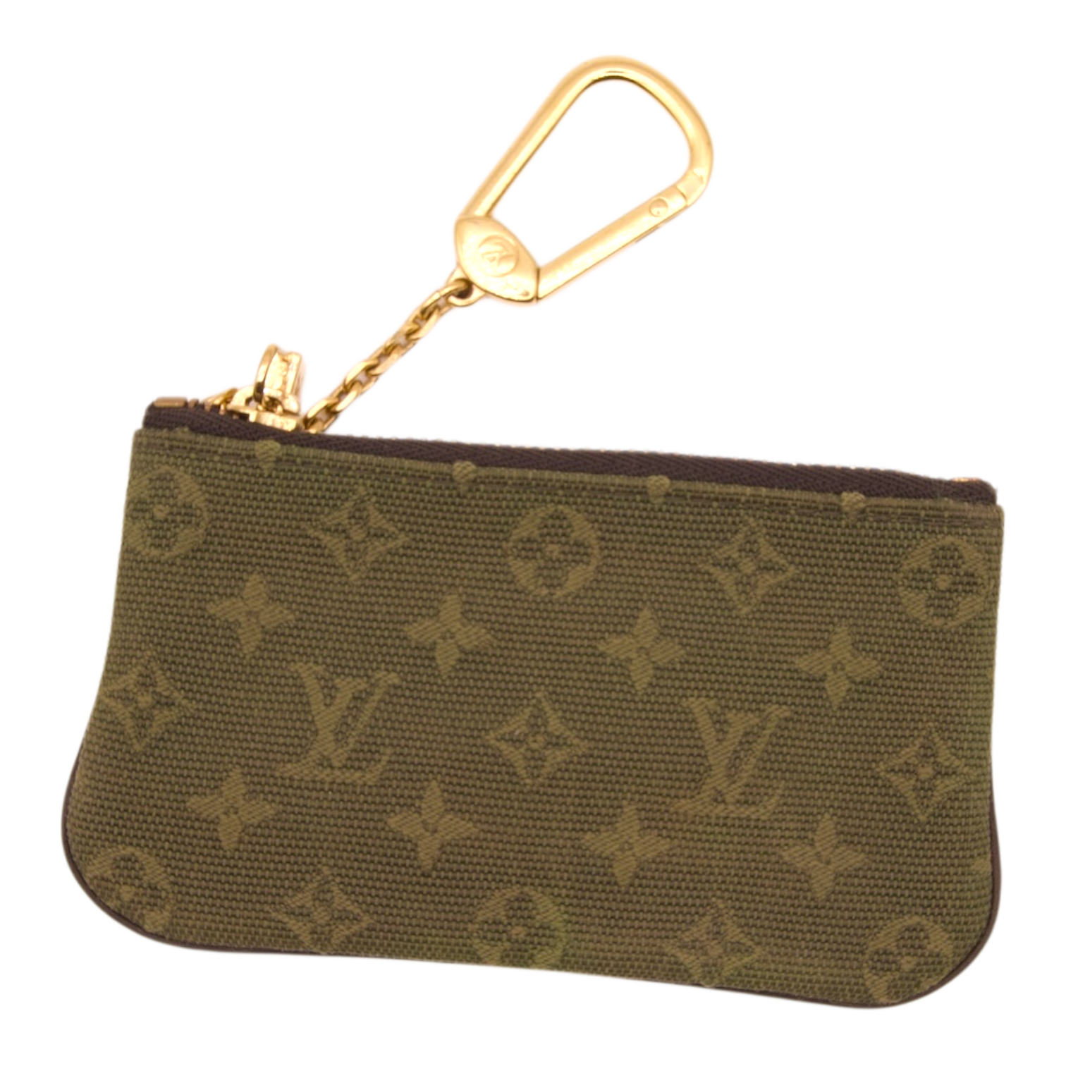 Louis Vuitton Monogram Mini Key Pouch Olive