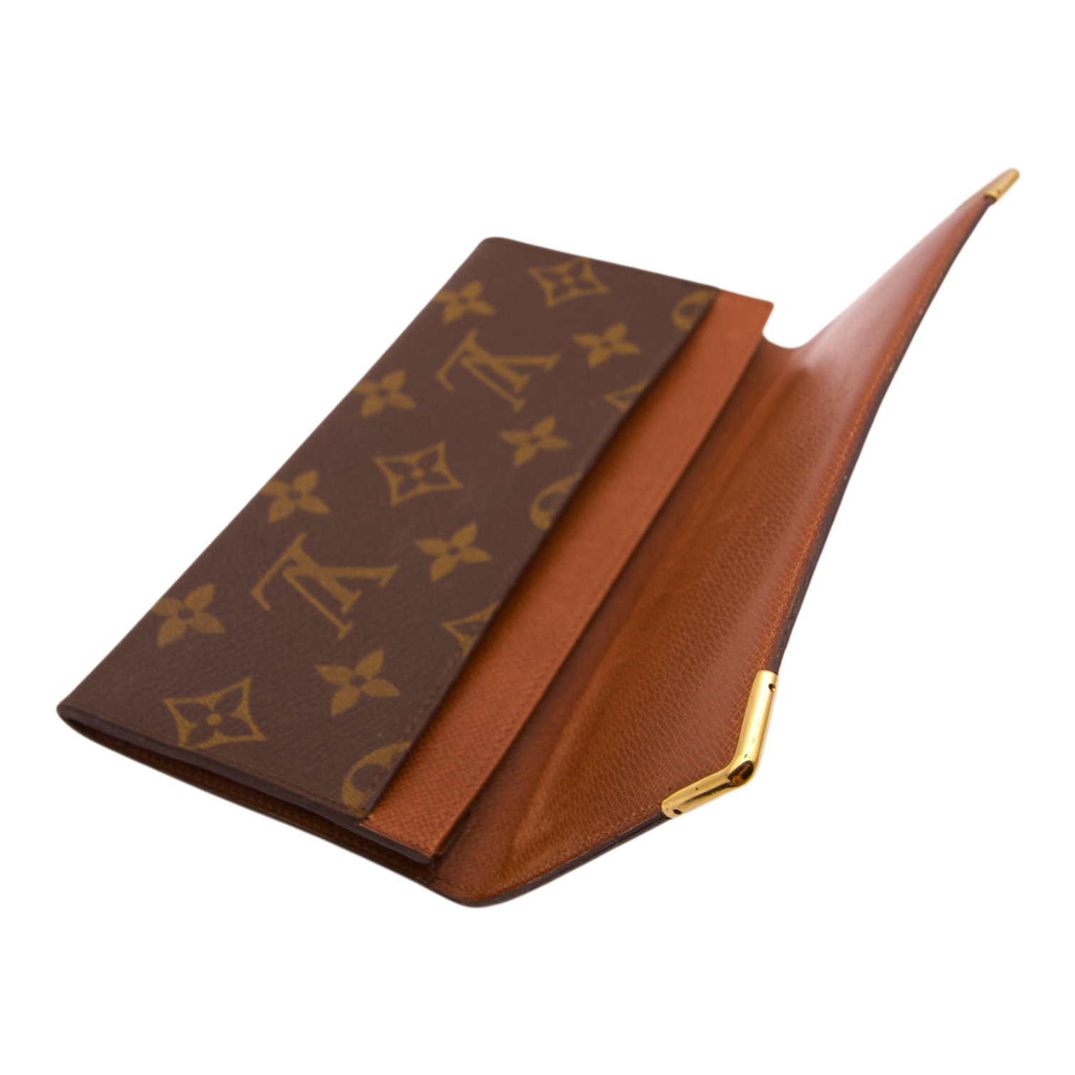 Louis Vuitton Check Book Monogram Wallet