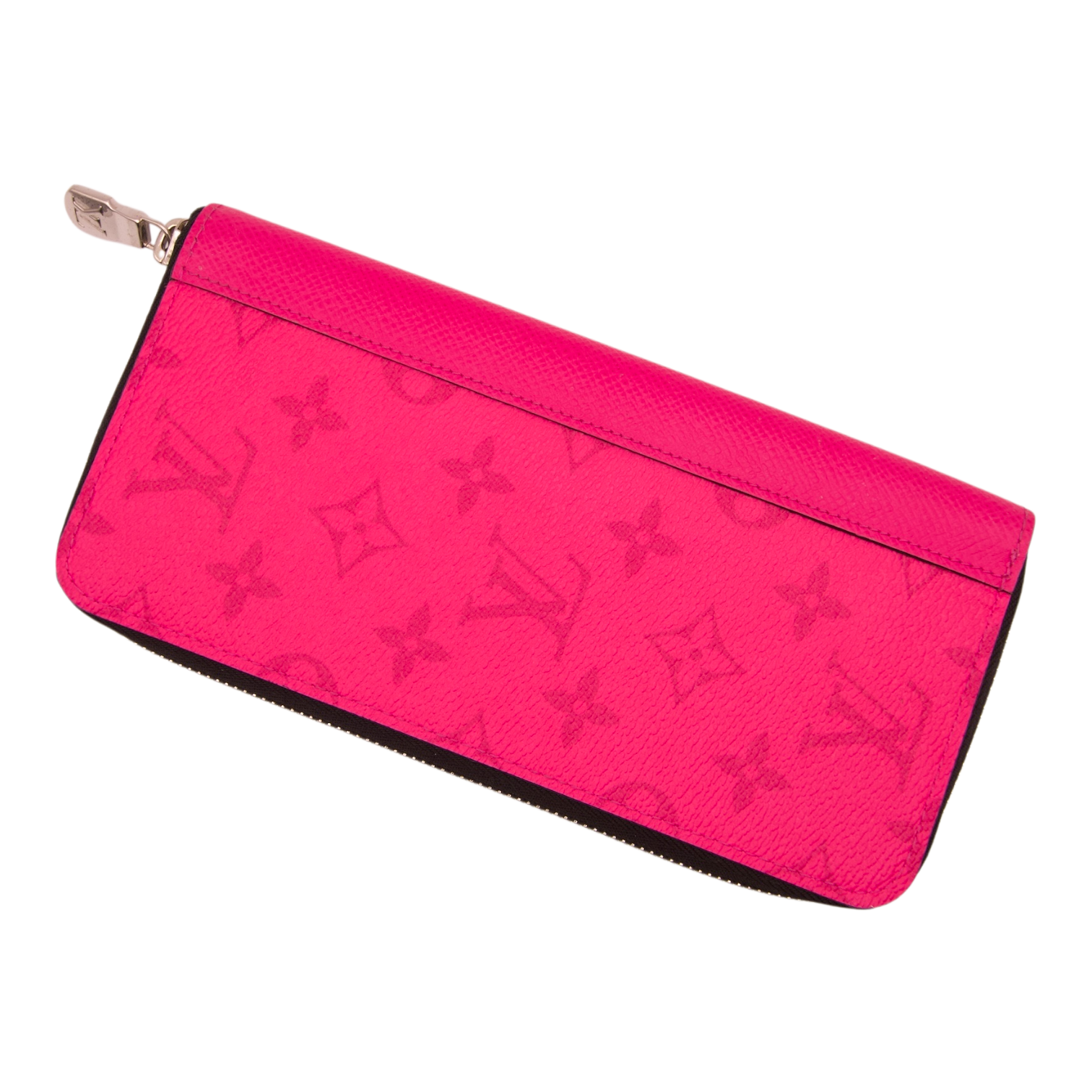 Louis Vuitton Hot Pink Monogram Leather Zip Wallet