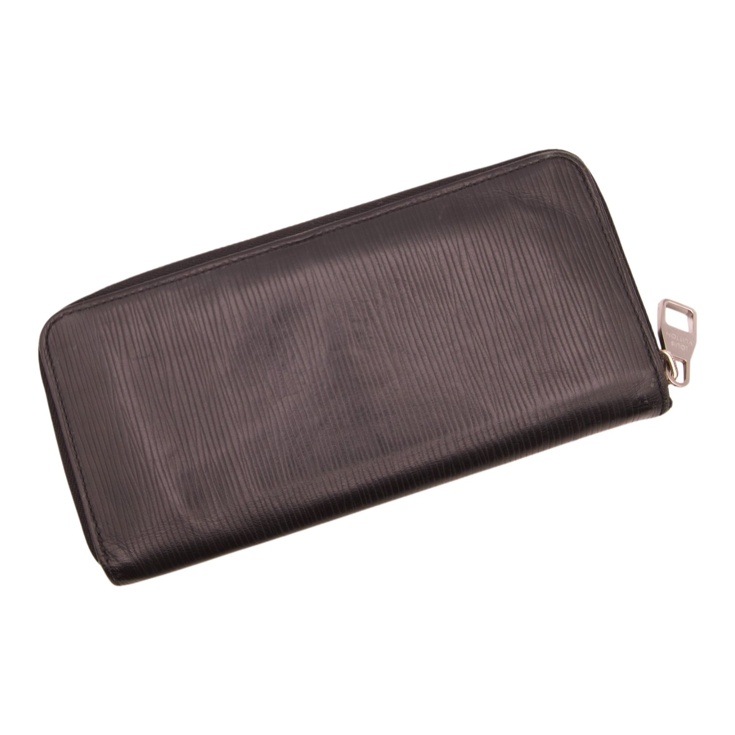 Louis Vuitton Épi Leather Zip Wallet Black