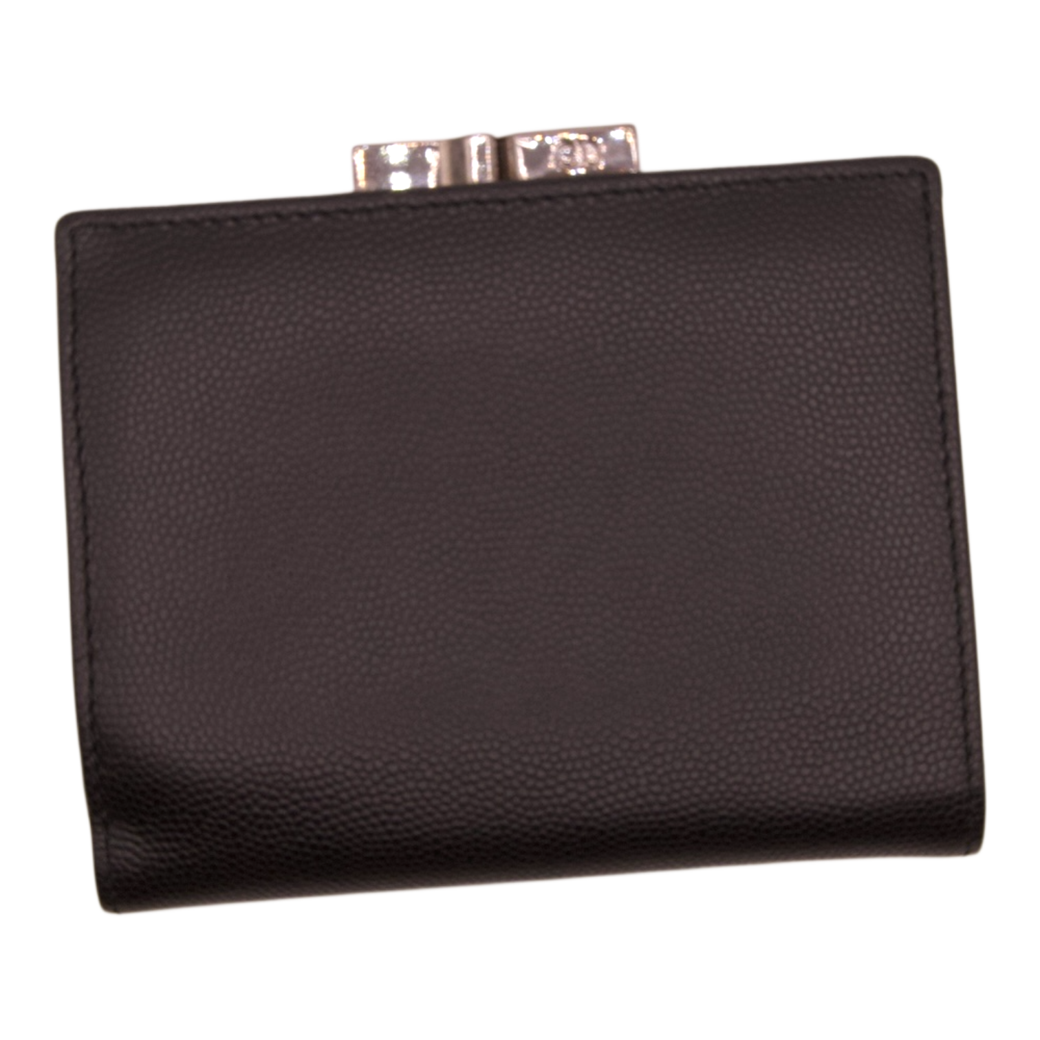 Dior Grained Leather Wallet Black