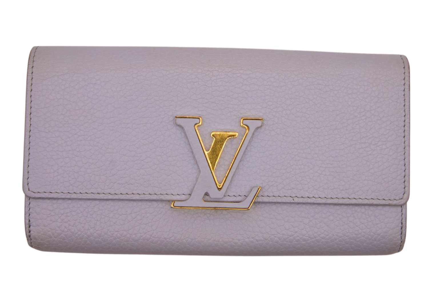 Louis Vuitton Capucines Long Wallet Powder Blue