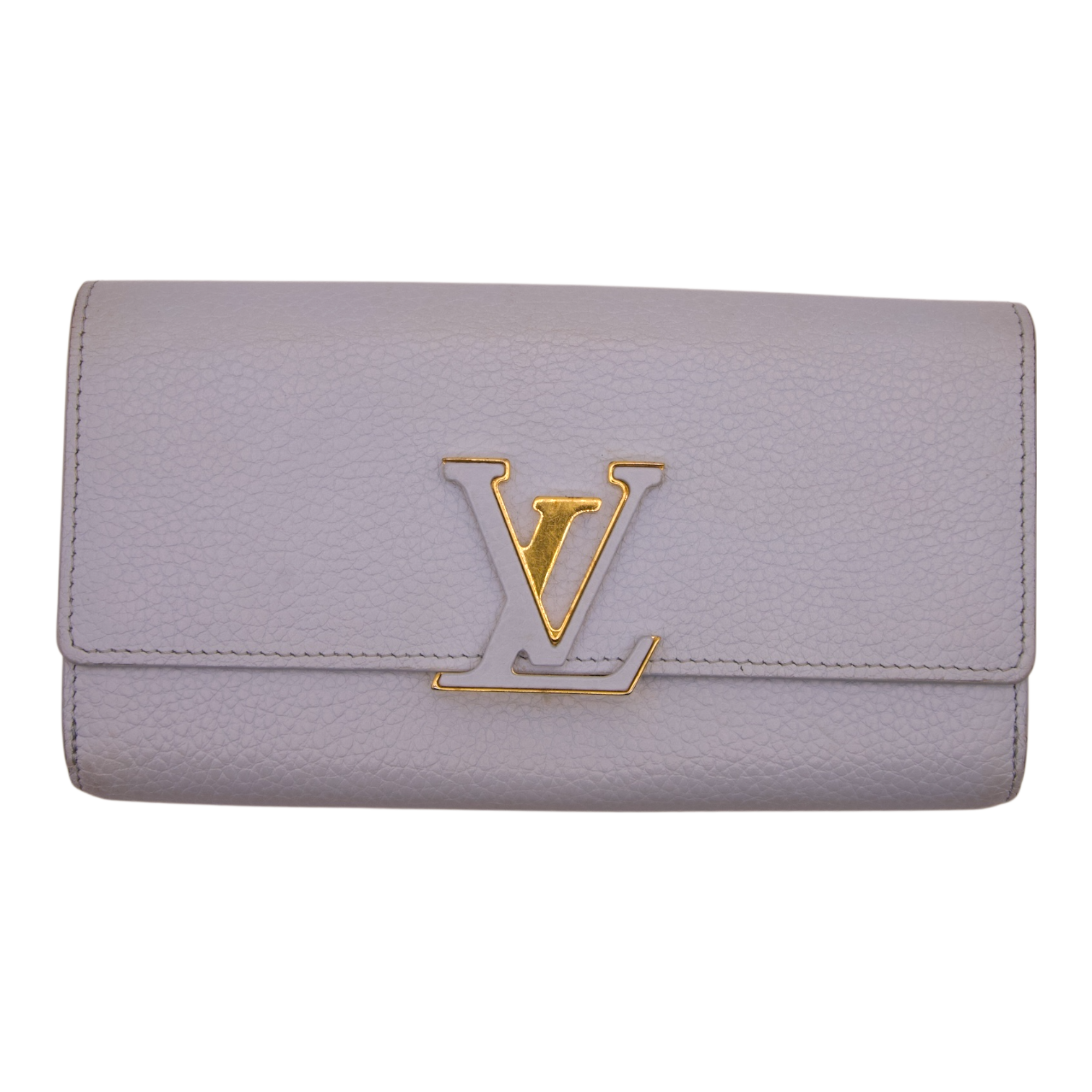 Louis Vuitton Capucines Long Wallet Powder Blue