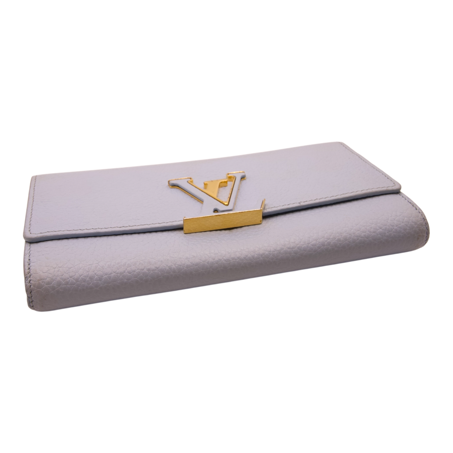 Louis Vuitton Capucines Long Wallet Powder Blue