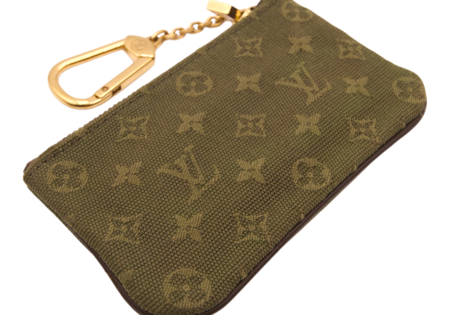 Louis Vuitton Monogram Mini Key Pouch Olive
