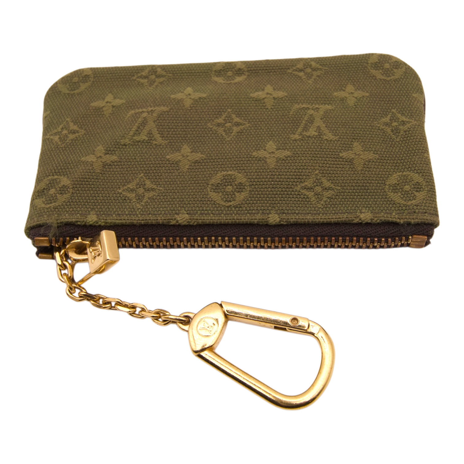Louis Vuitton Monogram Mini Key Pouch Olive
