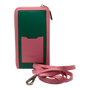 Dolce & Gabbana Leather Phone Case Green and Pink
