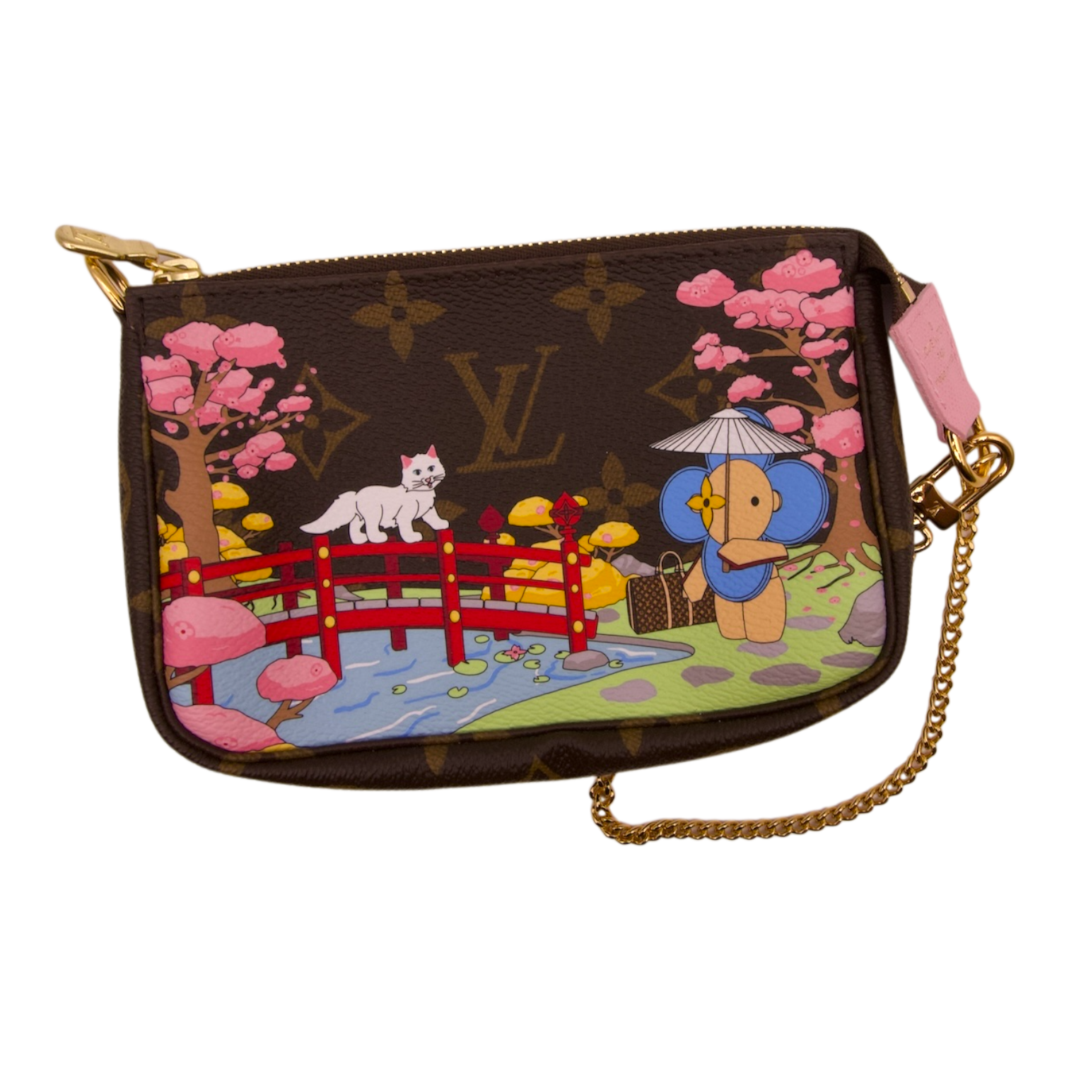 Louis Vuitton Vivienne Sakura Mini Pochette Wallet