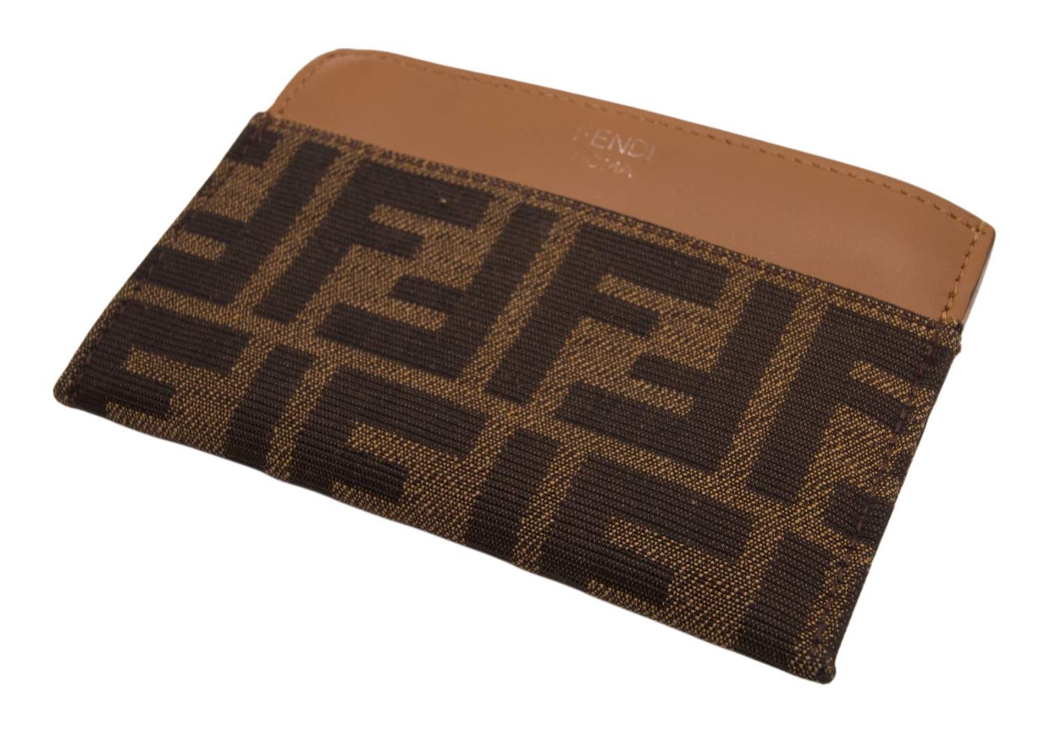 Fendi Baguette Card Case Brown