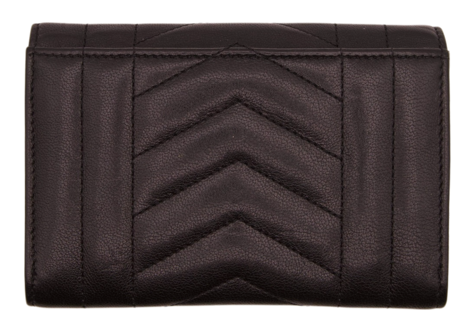 Saint Laurent Monogram Cassandre Envelope Wallet Black