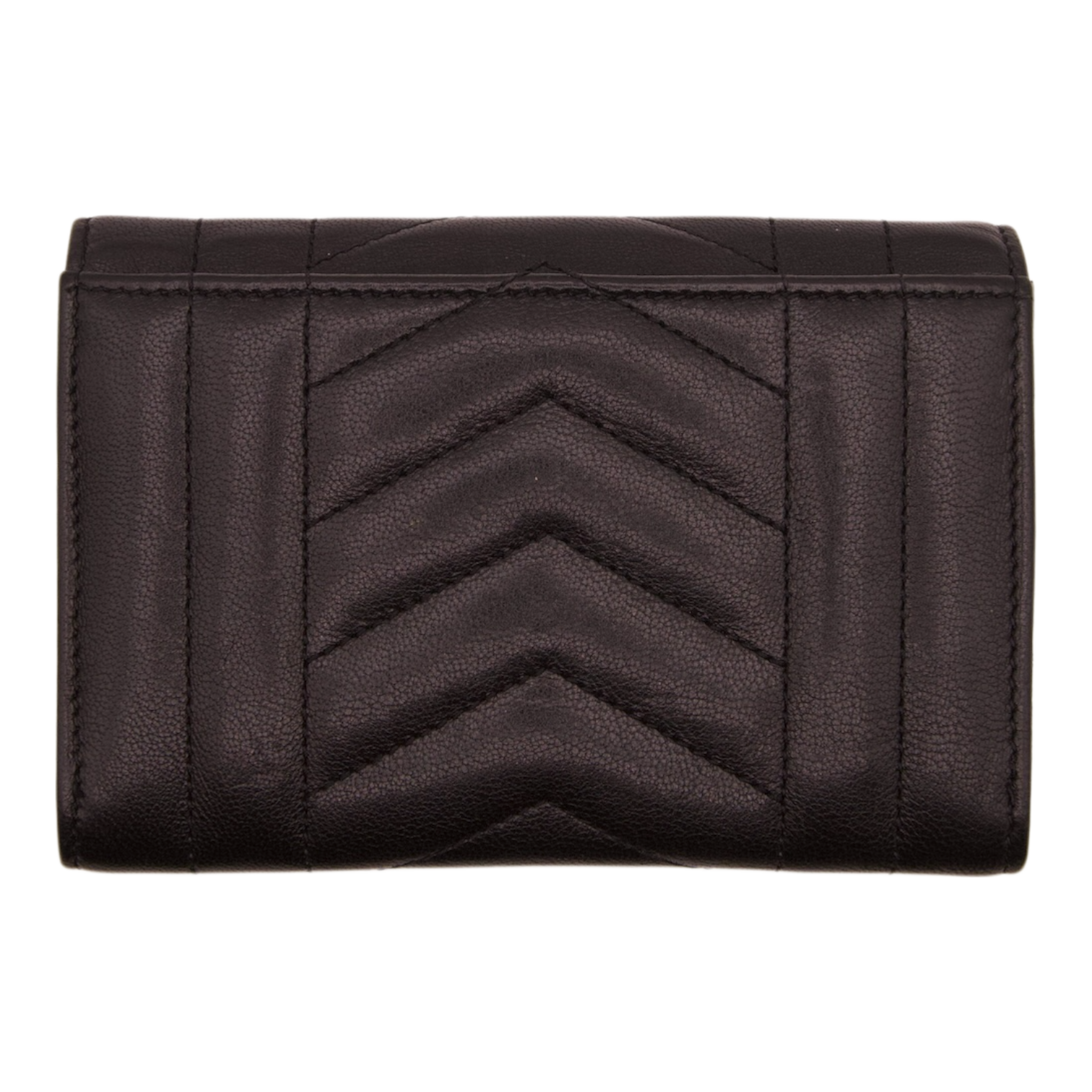 Saint Laurent Monogram Cassandre Envelope Wallet Black